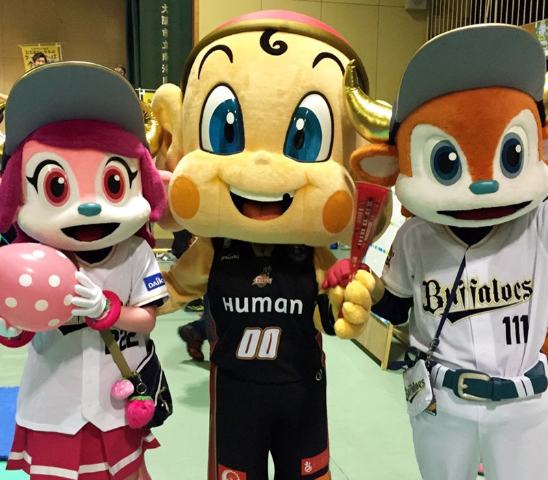 バファローブルくん＆ベルちゃんとも会えました
