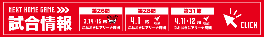 ホームゲーム試合情報