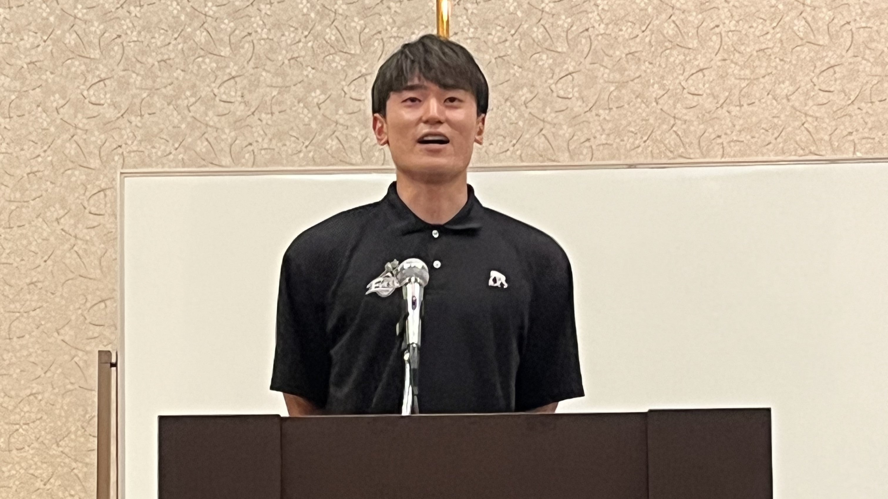 第79回 大阪高等学校バスケットボール選手権大会 抽選会に高橋選手が参加しました